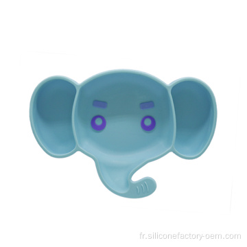 Couvoirs de plaque bleue pour enfants Mini bol en silicone